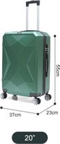 Koffer Traveleo BABIJ ABS03 groen Handbagage maat S