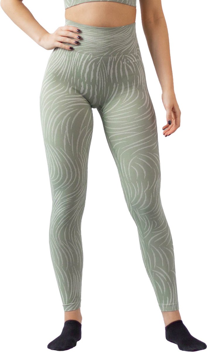 Fittastic Sportswear Legging Jungle Green (Beschikbaar in verschillende maten)