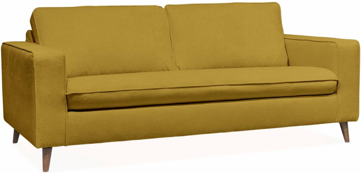 sweeek - Slaapbank met 12 cm dik matras gustave, 3-zits