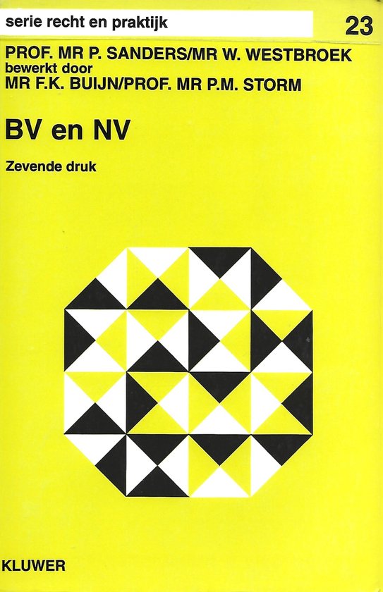 BV en NV - cover