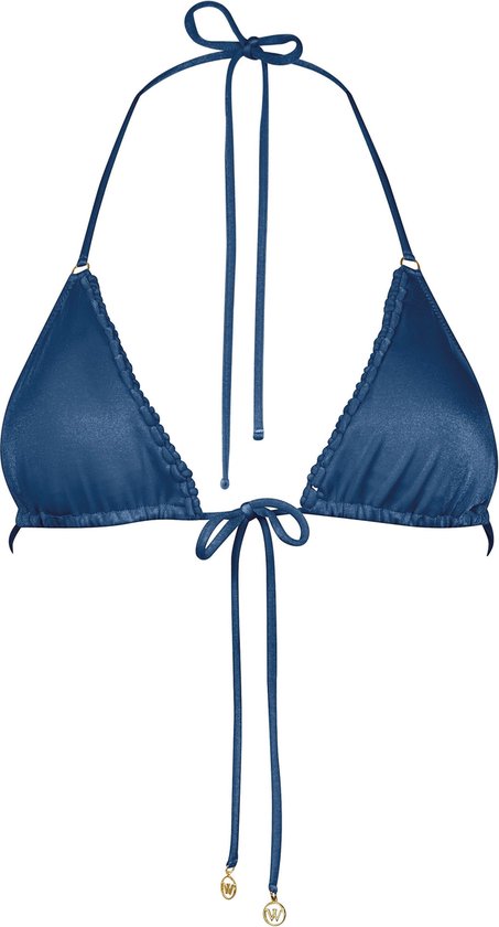Watercult - Viva Energy Triangel Bikini Top - maat 40 - Blauw