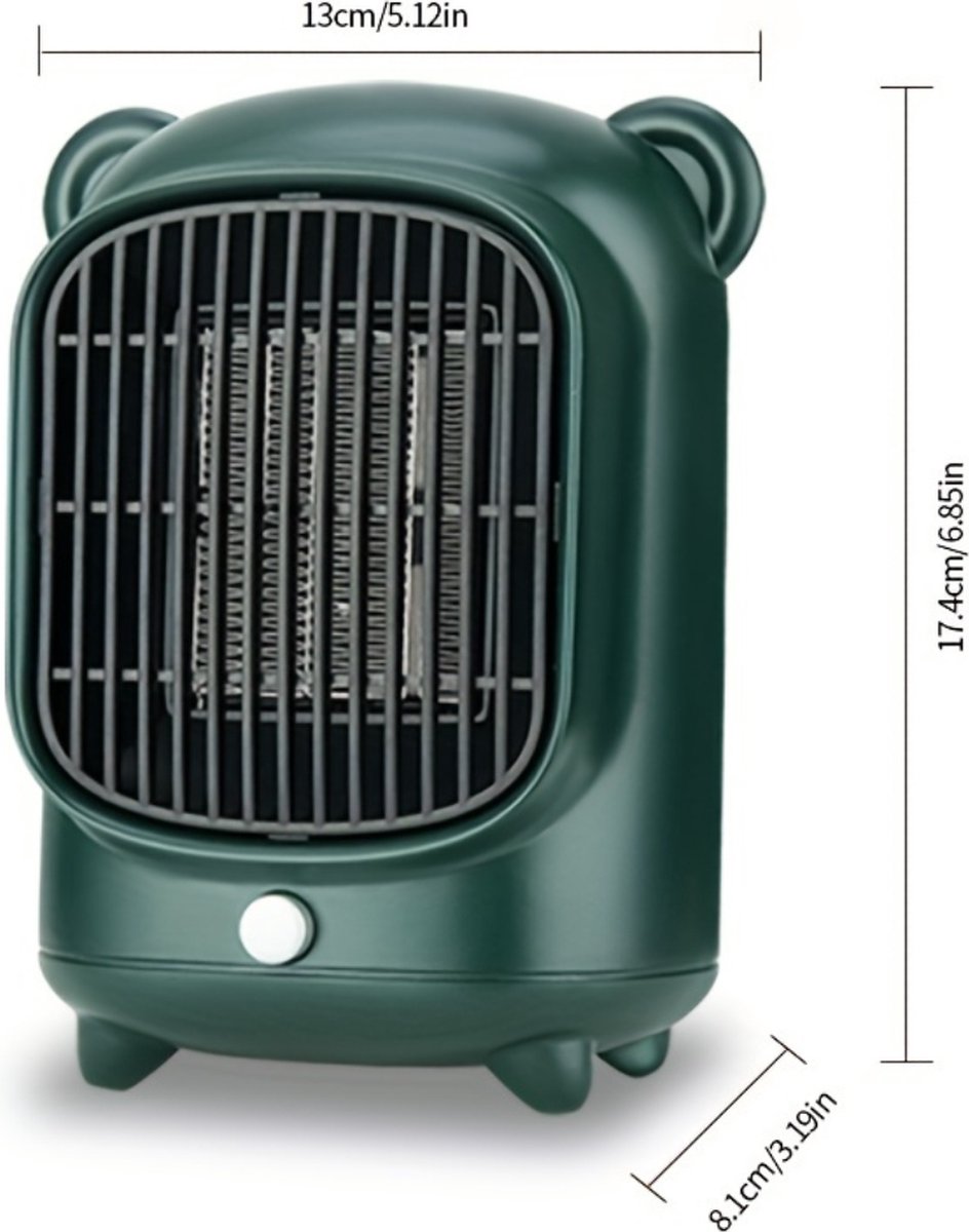Nivard Elektrische Kachel - Haard - Heater - Mini Kachel - Warme Benen – foto 3
