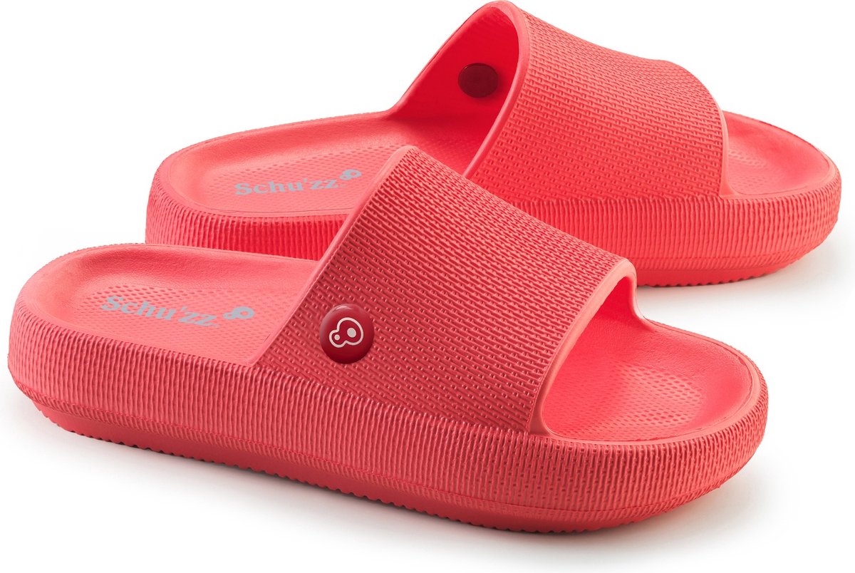 Schu'zz Schuzz damesbadslippers CLAQUETTE Femme Corail / Oranje