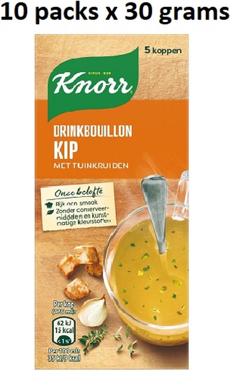 Knorr Drinkbouillon Kip met tuinkruiden bol