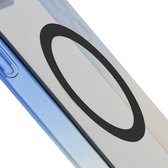 BMW M-Line Gradient Bumper Back Case (MagSafe Compatible) - Apple iPhone 15 Pro Max (6.7") - Grijs
