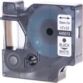 Greencycle 6mm Label Tape Compatibel Voor Dymo D1 45010 45013 - 7 meter