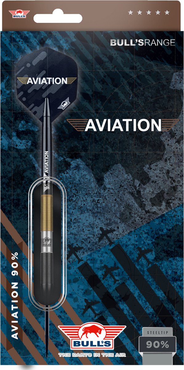 Bull's Aviation 90% - Dartpijlen 22 Gram