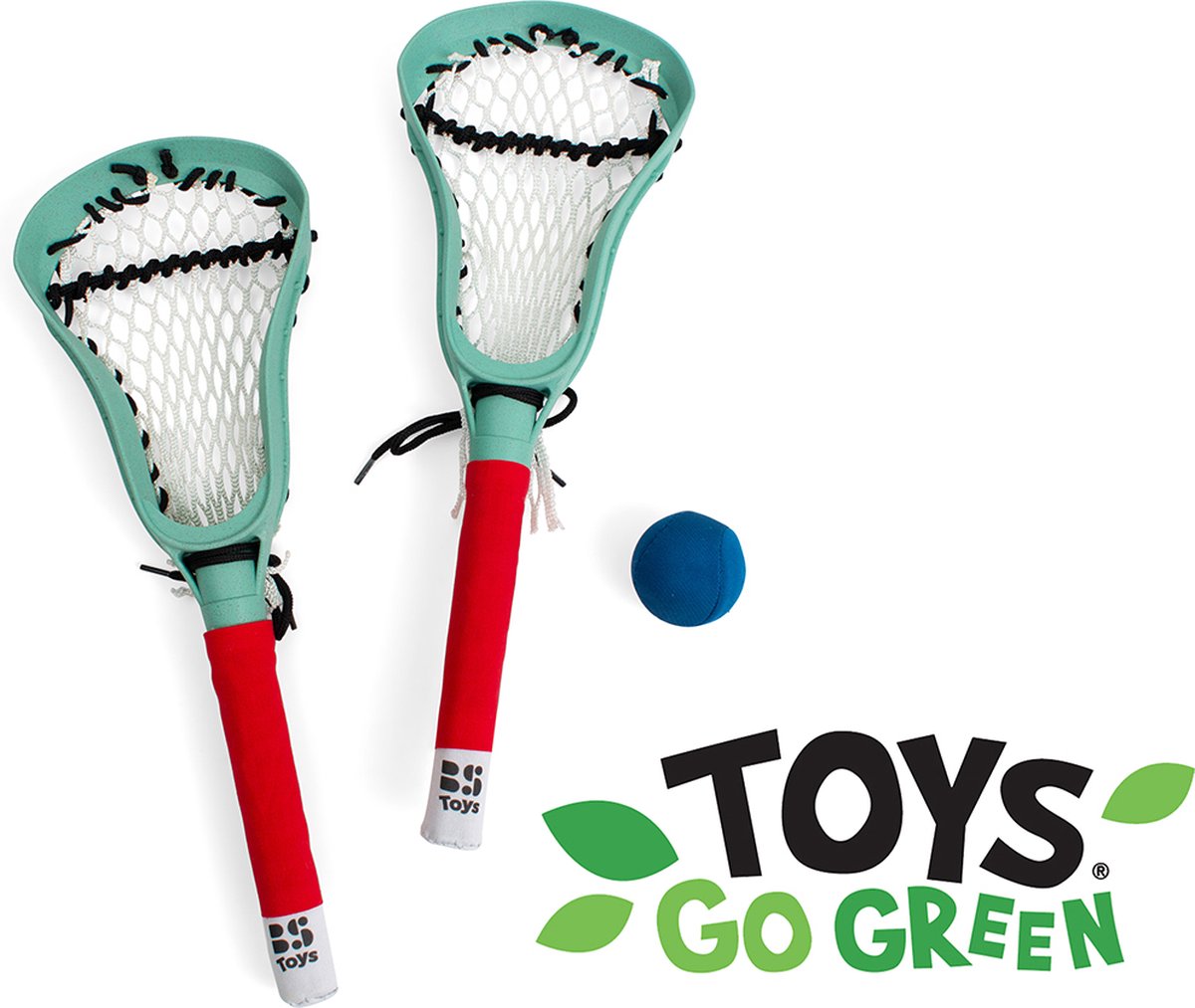 BS Toys Lacrossekit  Lacrosse rackets kinderen  Buitenspeelgoed van Bioplastic  Buitenspelen  Balsport