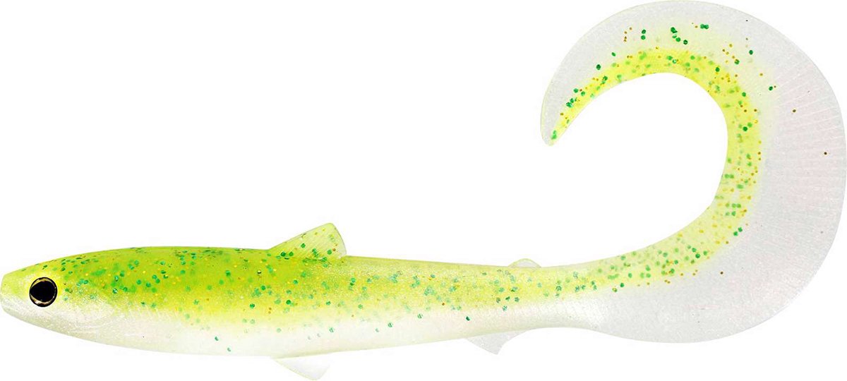 Westin - Softbaits Bullteez Curltail Sparkling Chartreuse 14cm / 15gr