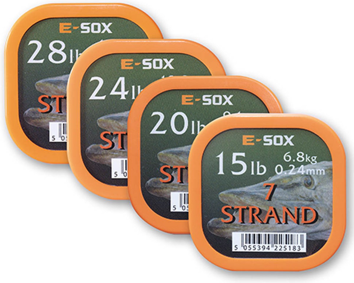 Drennan - 7 Strand Stainless Pike Wire - 15m - E-Sox