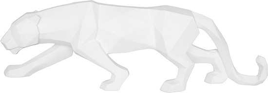 Present Time Statue décorative Origami Panther blanc - L 48 cm