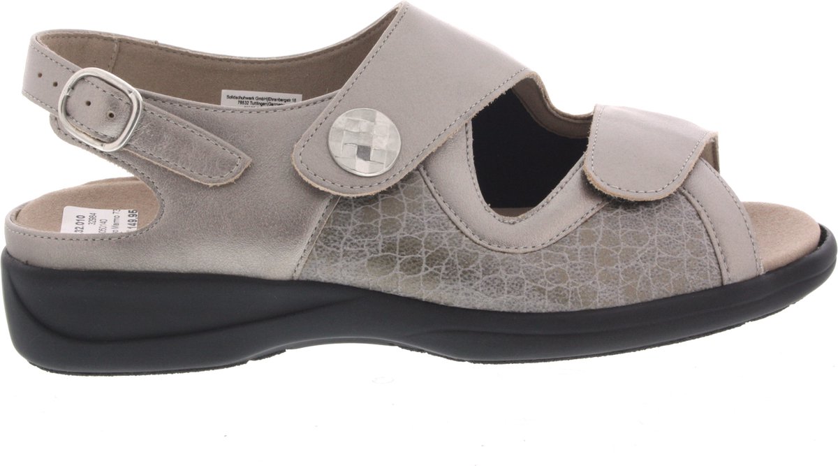Solidus -Dames - brons - sandalen - maat 38.5