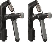 VibeGoods Grip Trainer - 10 tot 100kg - Handtrainer - Handknijper - Onderarm Trainer - Gripster - Set van 2