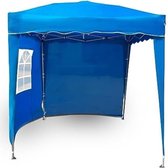 Tente de fête Pop up - Tente de fête pliable - Tente pliante - Tente de fête pliable avec parois latérales - 200 x 200 x 250 cm - Blauw