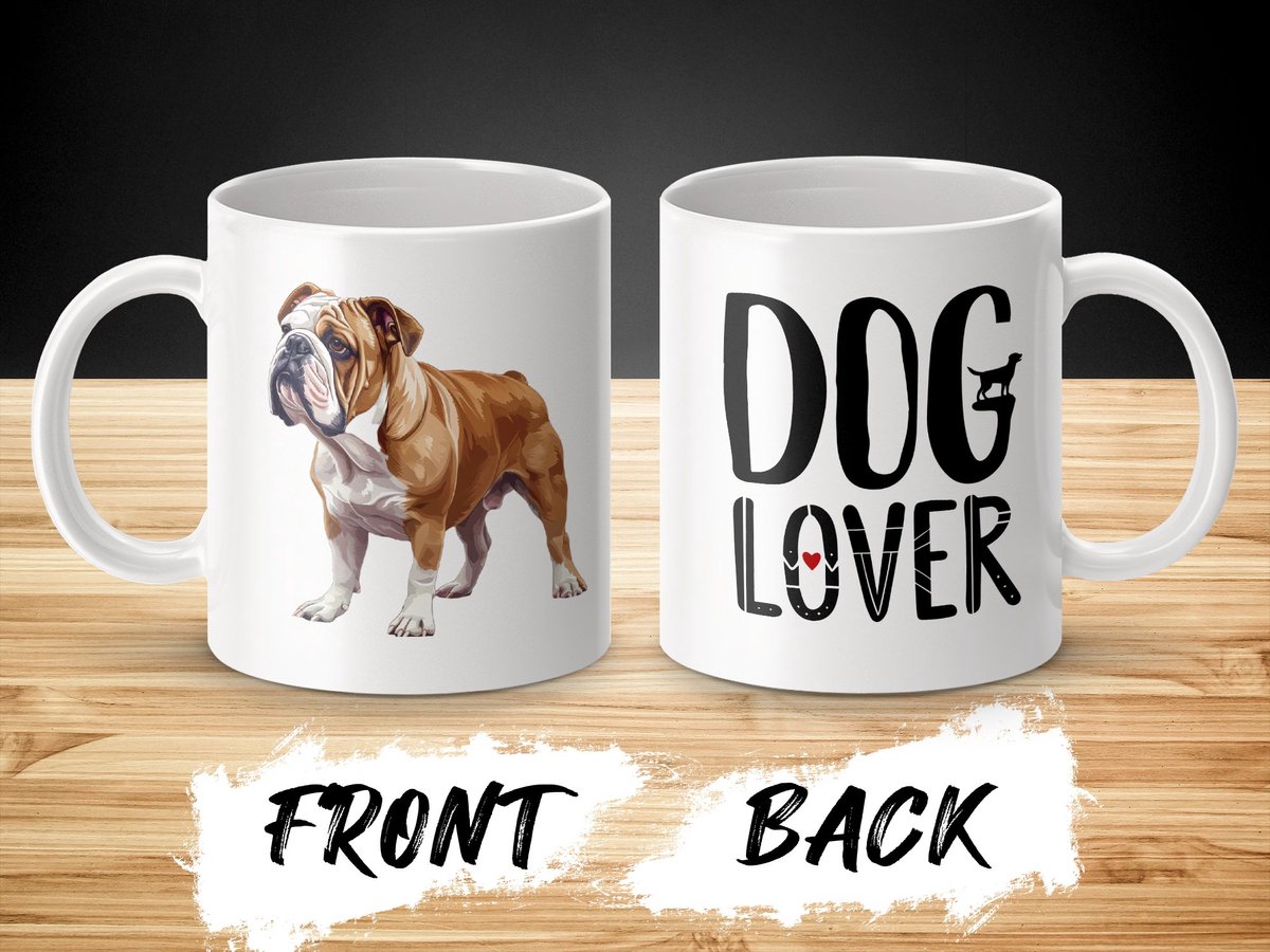 Mok Bulldog dog - hond/ Dog lover