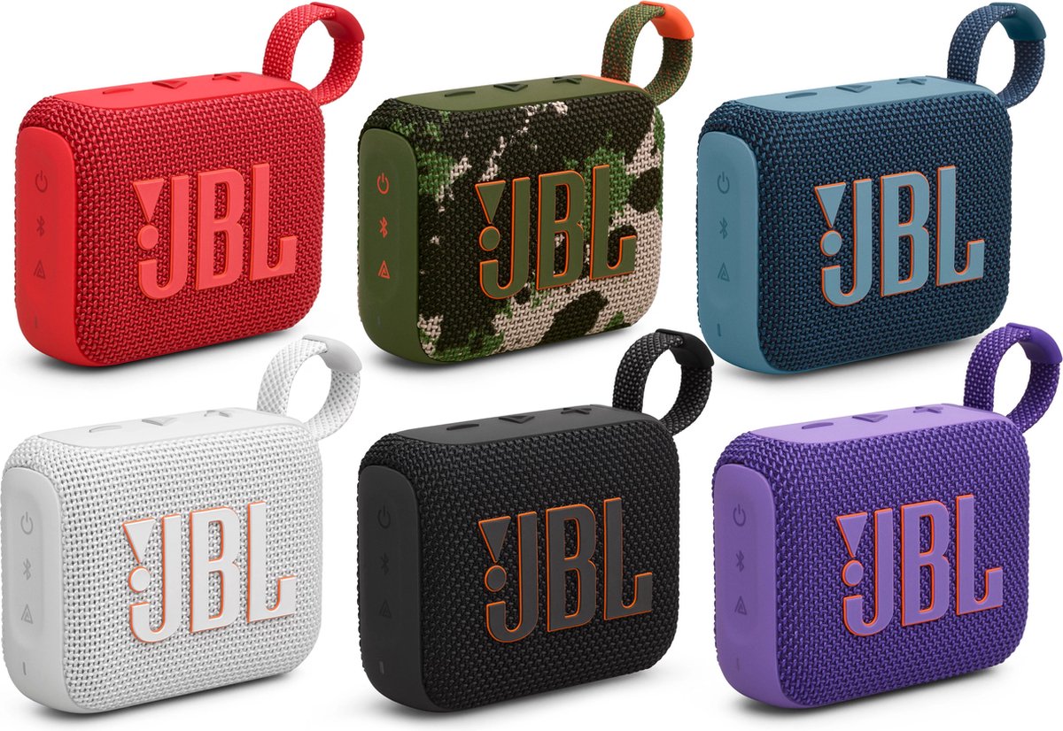 JBL Go 4 - Draadloze Bluetooth Mini Speaker - Draadloos Muziek Box - 7 uur - IP67 - Waterbestendig - Rood – foto 4