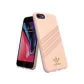 adidas Originals Moulded Case PU kunstleer slang iPhone 6 6s 7 8 SE 2020 - roze hoesje
