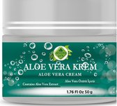ALOE VERA CREAM - Hydraterende en Voedende Verzorgende Crème - 100% Natuurlijke Kruidenformule - Helpt de Huid te Regenereren - Bevat Aloë Vera-extract - Antioxidant - 50 ml