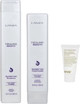 Lanza Duo Set - Glossifying Conditioner + Shampoo + Gratis Evo Travel Size
