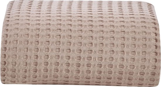 BOHORIA® Tulum Premium sprei, XXL, 100% katoen, Oeko-Tex®, beddensprei, omkeerbare deken