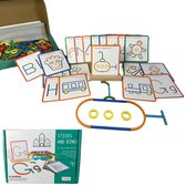 Femur Houten Speelset – 120 Stukjes - 40 Designs - Houten Speelgoed – Spelend Leren – Montessori – 3 Jaar en Ouder – Educatief Speelgoed – Leren van Kleuren en Vormen