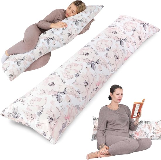 Sleeptime Bodypillow Antraciet – Ergonomisch Lang Kussen 140 cm Sleeptime Bodypillow Antraciet – Ergonomisch Lang Kussen 140 cm