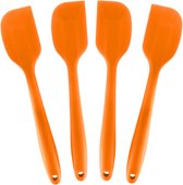 3BMT Spatels Siliconen - Hittebestendig - Set van 4 - Oranje