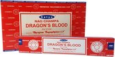 Wierookstokjes Satya Dragon's Blood (12 pakjes van 15 gram)