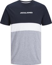 JACK&JONES JJEREID BLOCKING TEE SS NOOS Heren T-shirt - Maat XXL