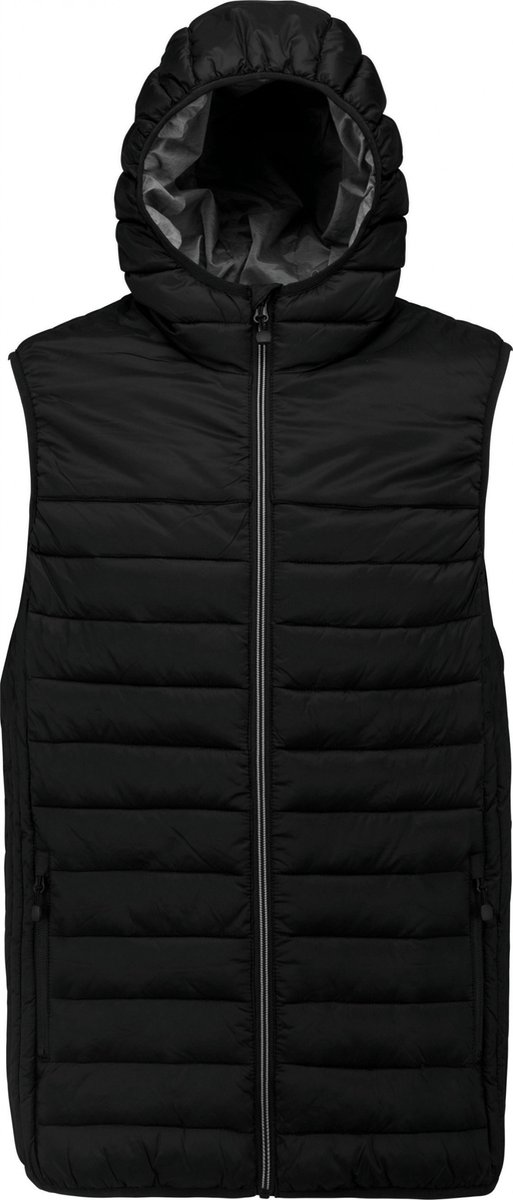 PROACT® Bodywarmer met capuchon volwassene PA237 - Black - XXL
