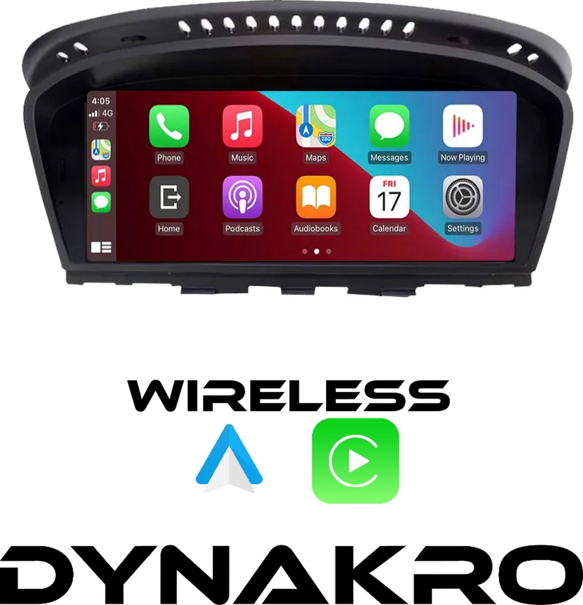 Dynakro BMW 5/3 Serie Multimedia - Autoradio - Draadloze Carplay / Android auto