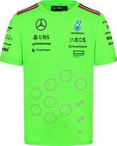 Mercedes Teamline Shirt Groen 2024 XL - Lewis Hamilton - George Russel - Formule 1