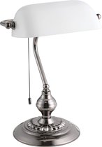 EGLO Banker - Bureaulamp - Tafellamp - E27 - 39 cm - Wit