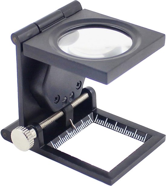 Professionele loeplamp op voet, 220 V – 240 V, 5 x loeplamp, met verstelbare houderarm, opvouwbaar en gedemonteerd, voor juweliers, horlogemakers en schoonheidsspecialisten