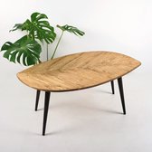 Table basse - Table basse en bois - Table basse industrielle - Table centrale moderne - Table basse en épicéa - Collection de meubles de salon moderne