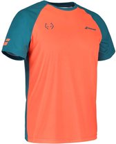 Babolat T-Shirt Juan Lebron Oranje/ Blauw Padel Maat S