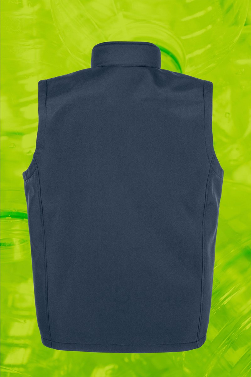 Result Men´s Recycled 2-Layer Printable Softshell Bodywarmer RT902 - Navy - M