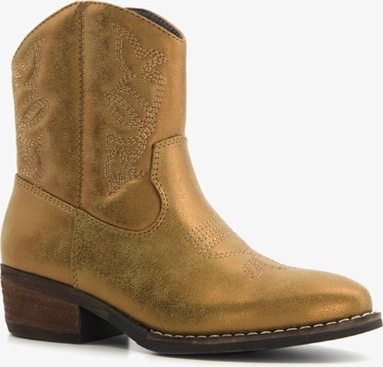 Blue Box meisjes cowboy western boots goudkleurig - Maat 34