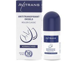 Axitrans Roller - Anti Transpirant Roller voor mannen en vrouwen, anti zweet en parfumvrij, voor normale huid, onmiddelijk effect, 20 ml