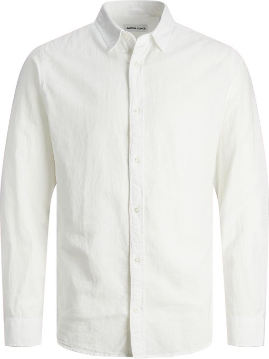 JACK&JONES JJELINEN BLEND SHIRT LS SN Heren Overhemd