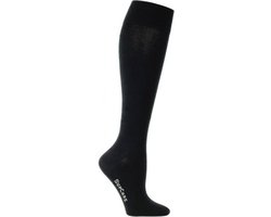 Supcare compressiekousen maat S (37-39) – zwart – trendy compressie sokken – steunkousen – ademend – gezwollen, vermoeide en pijnlijke benen & voeten – spataderen - dagelijks gebruik – vliegreizen – zwangerschap – dames en heren