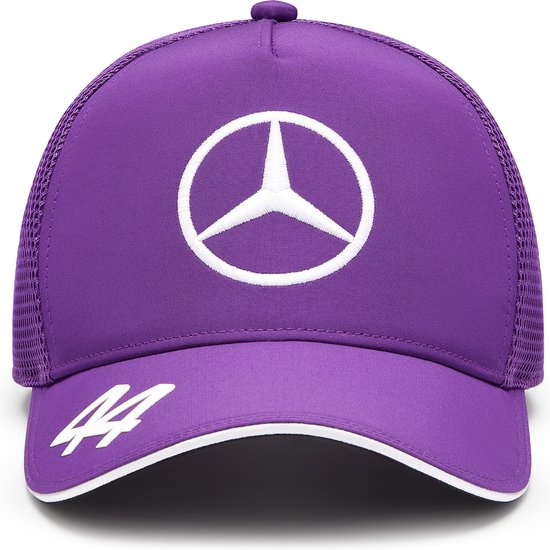 Casquette Trucker Mercedes Lewis Hamilton Violet 2024