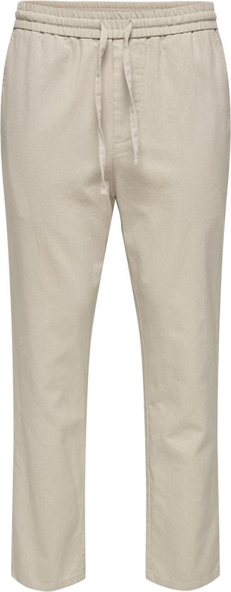 ONLY & SONS ONSLINUS CROP 0007 COT LIN PNT NOOS Pantalons pour homme - Taille XXL