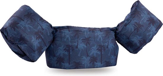 HappySwimmer® - Puddle jumper zwembandjes/zwemvest voor peuters en kleuters met Palm print