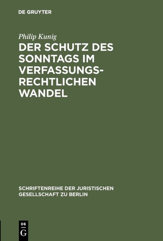 Schriftenreihe der Juristischen Gesellschaft zu Berlin113-De ... - cover