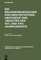 Veröffentlichungen der Historischen Kommission zu Berlin6-Das Land Ruppin