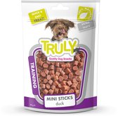 Truly - Mini sticks Eend- Training Bites - Hondensnack - Voordeelbundel 5 stuks