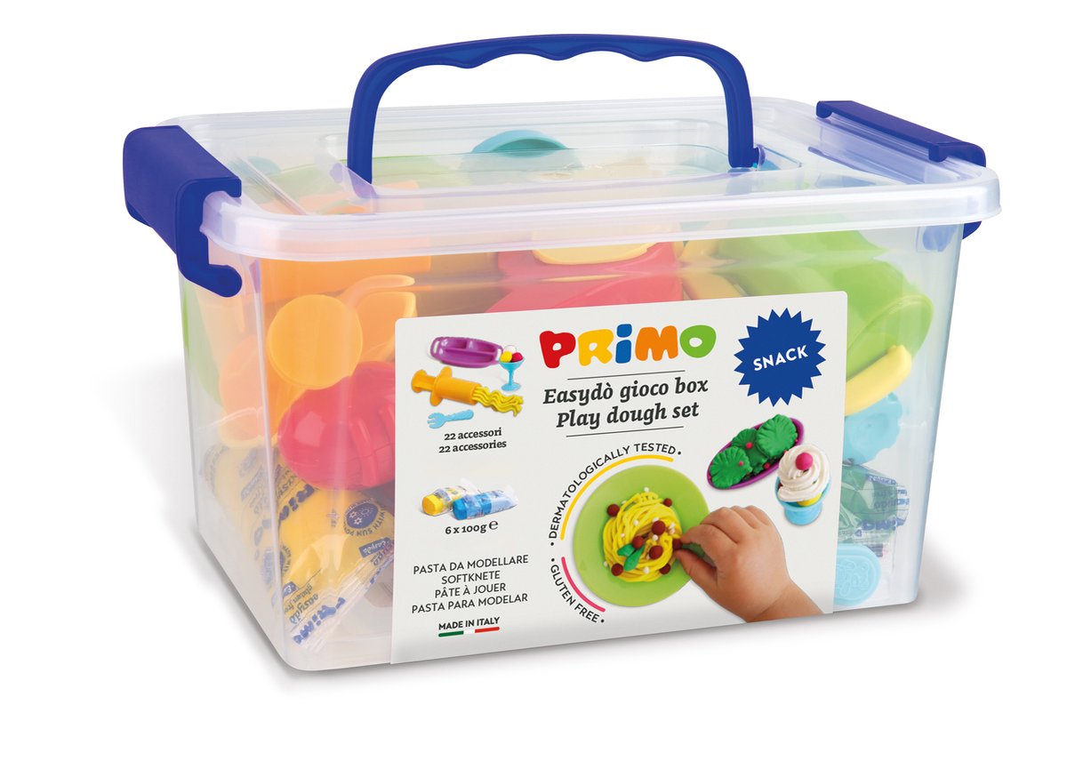 Primo PRIMO - EASYDÒ speelset snackbar (100gr) in koffer