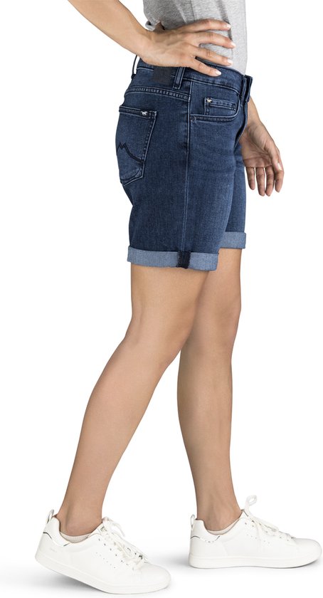 Mustang Bermuda court femme régulier/droit Blauw