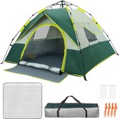 Bol.com Campingtent Automatische koepeltent 3-4 persoons pop-up tent Instant tent Pop-up strandtent waterdicht winddicht en UV-b... aanbieding